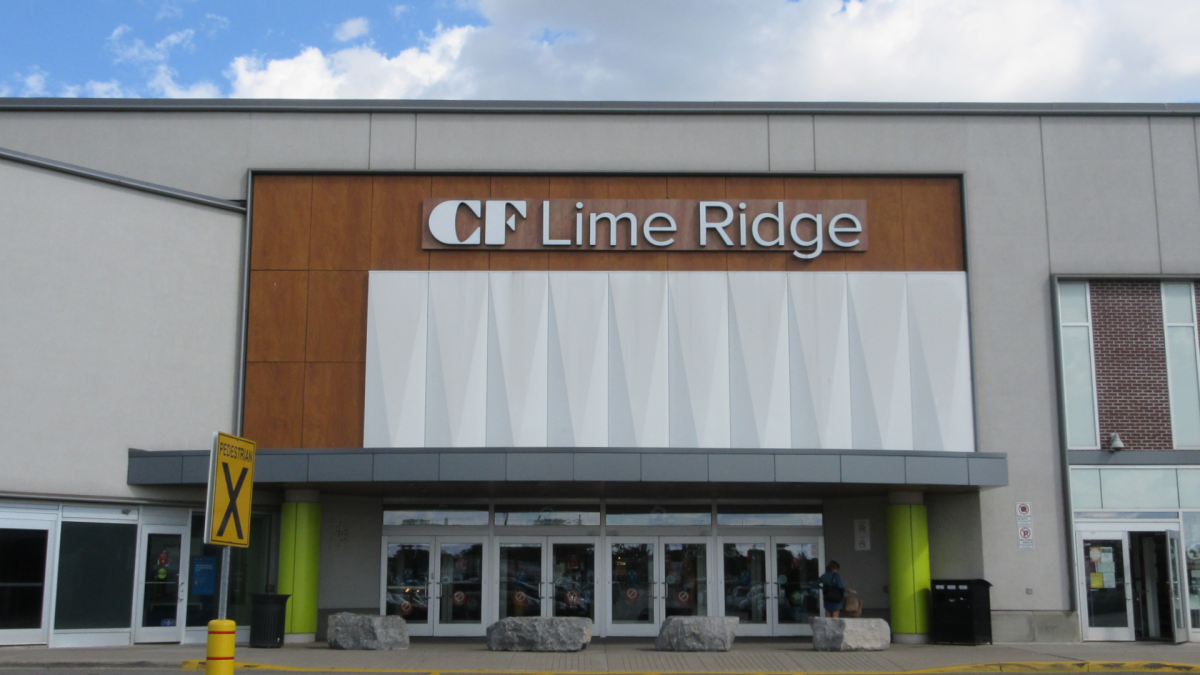 Hamilton police say they apprehended a man who was damaging property near the food court in CF Lime Ridge Mall on Oct. 6, 2022.