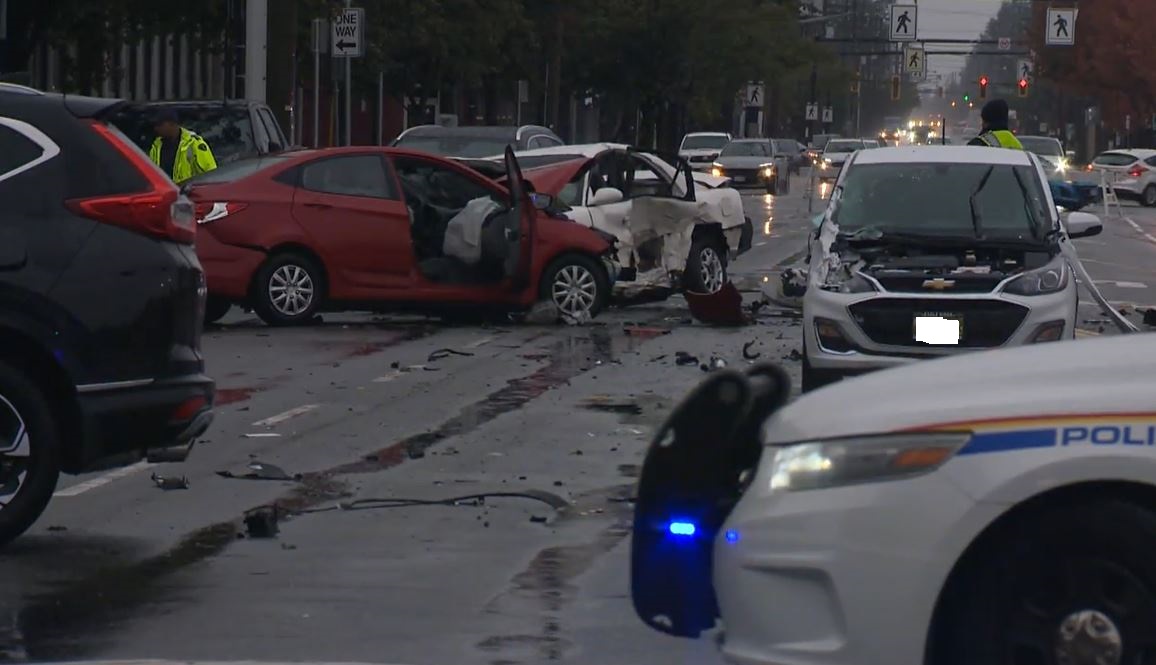 Multi Vehicle Crash In Maple Ridge Leaves One Person Dead BC   Maple Ridge Crash 