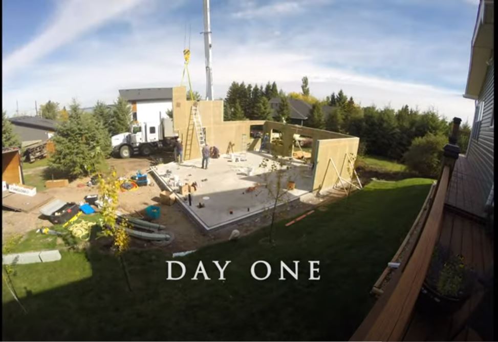 House in Alberta built from more than 1M recycled plastic water bottles