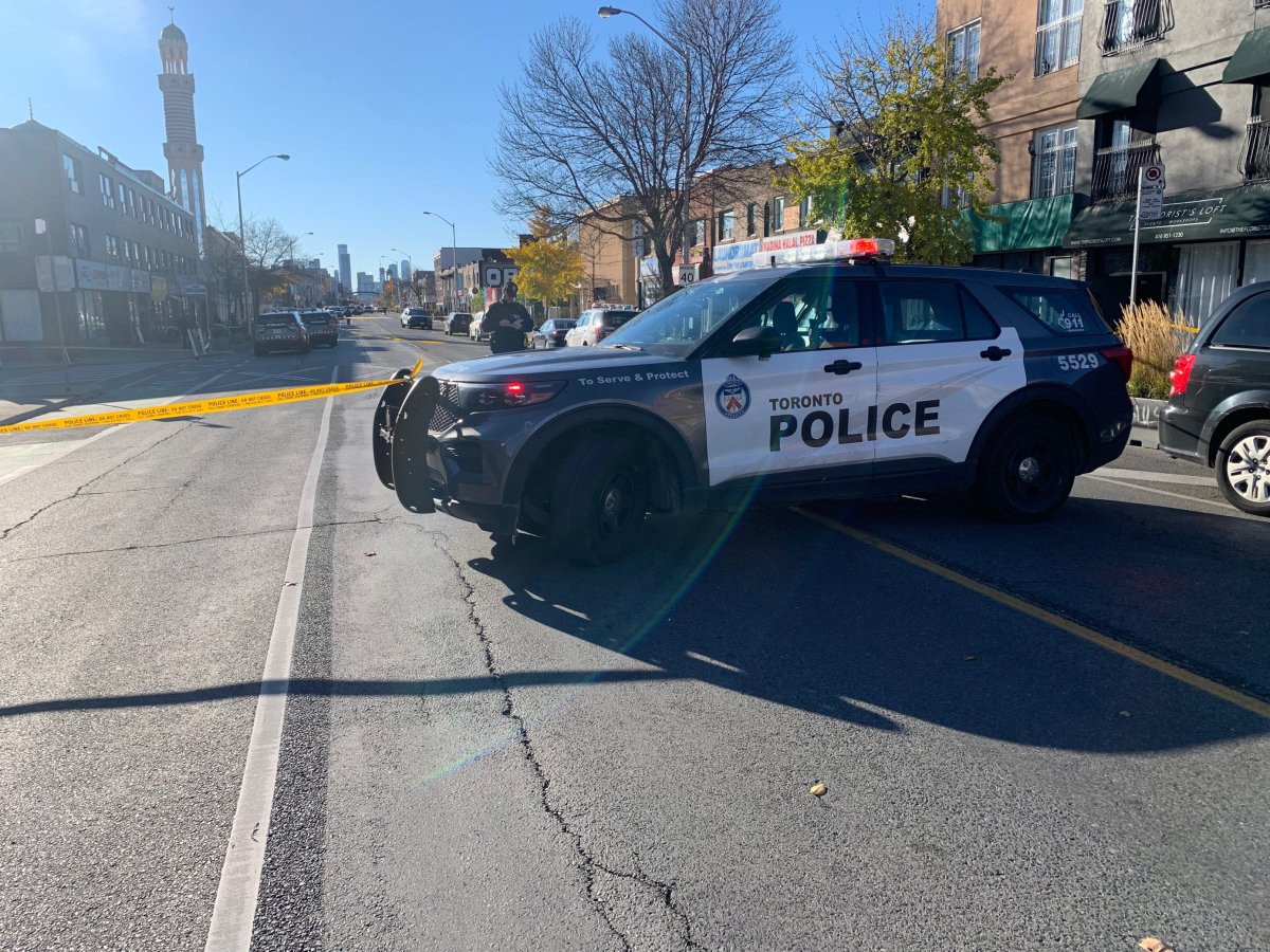 One person has died following a shooting near Danforth and Donlands avenues on Oct. 28, 2022.