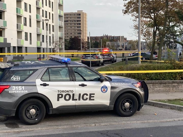 Toronto police said emergency crews responded to the area of Jane Street and Firgrove Crescent, just south of Finch Avenue, at 1:41 p.m.