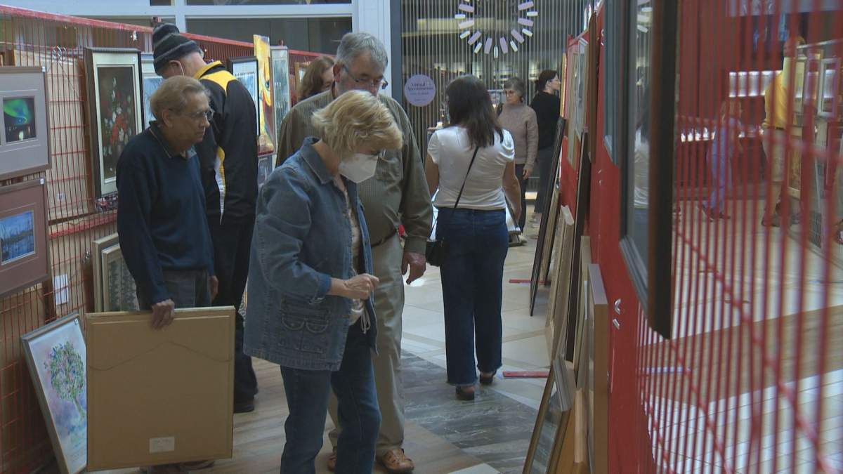 Art From The Attic fundraiser at St Vial Mall 10/2/22.