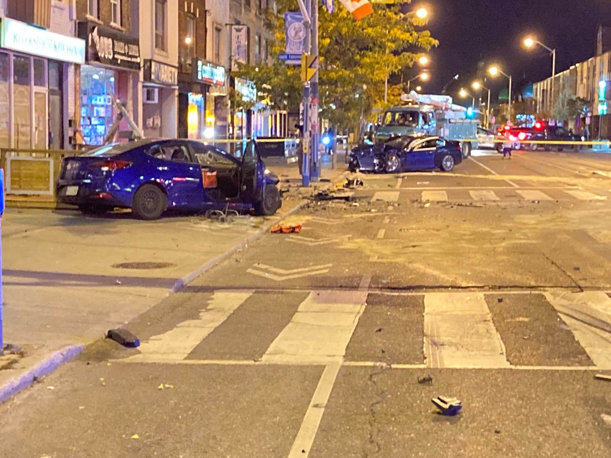 Driver flees Toronto crash then punches father, drops pants, attacks