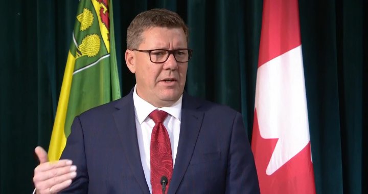 ‘We can’t negotiate with ourselves’: Scott Moe calls for meeting at premiers’ news conference