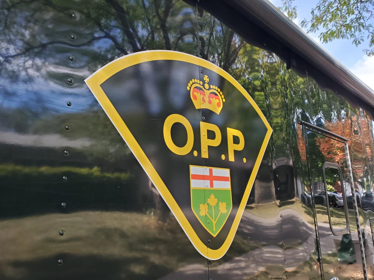 The Ontario Provincial Police logo is seen in this file image.
