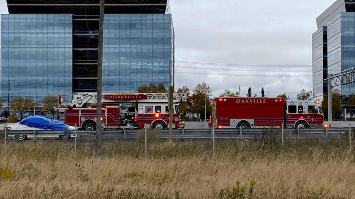 1 dead after wheel collides with vehicles on the QEW in Oakville
