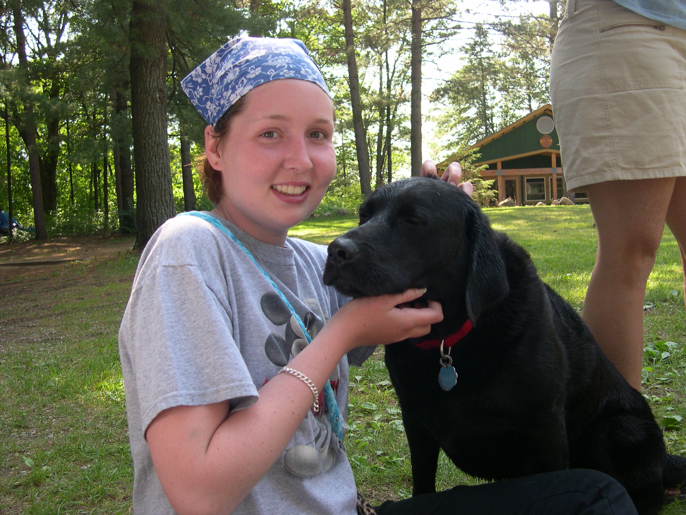 Kirsten Efromov attends Campfire Circle in 2004.