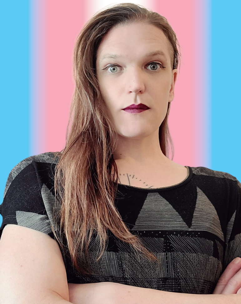 Selene Caister's cancer experience helped, in part, with her coming out as trans.