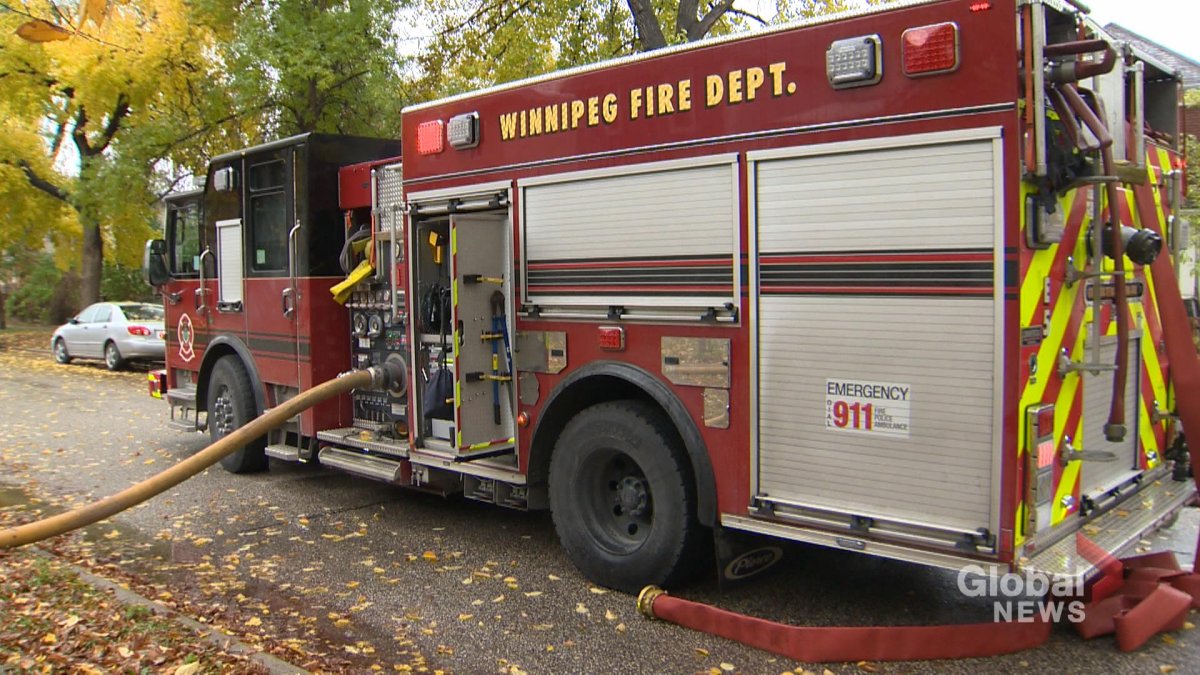 A Winnipeg fire truck.