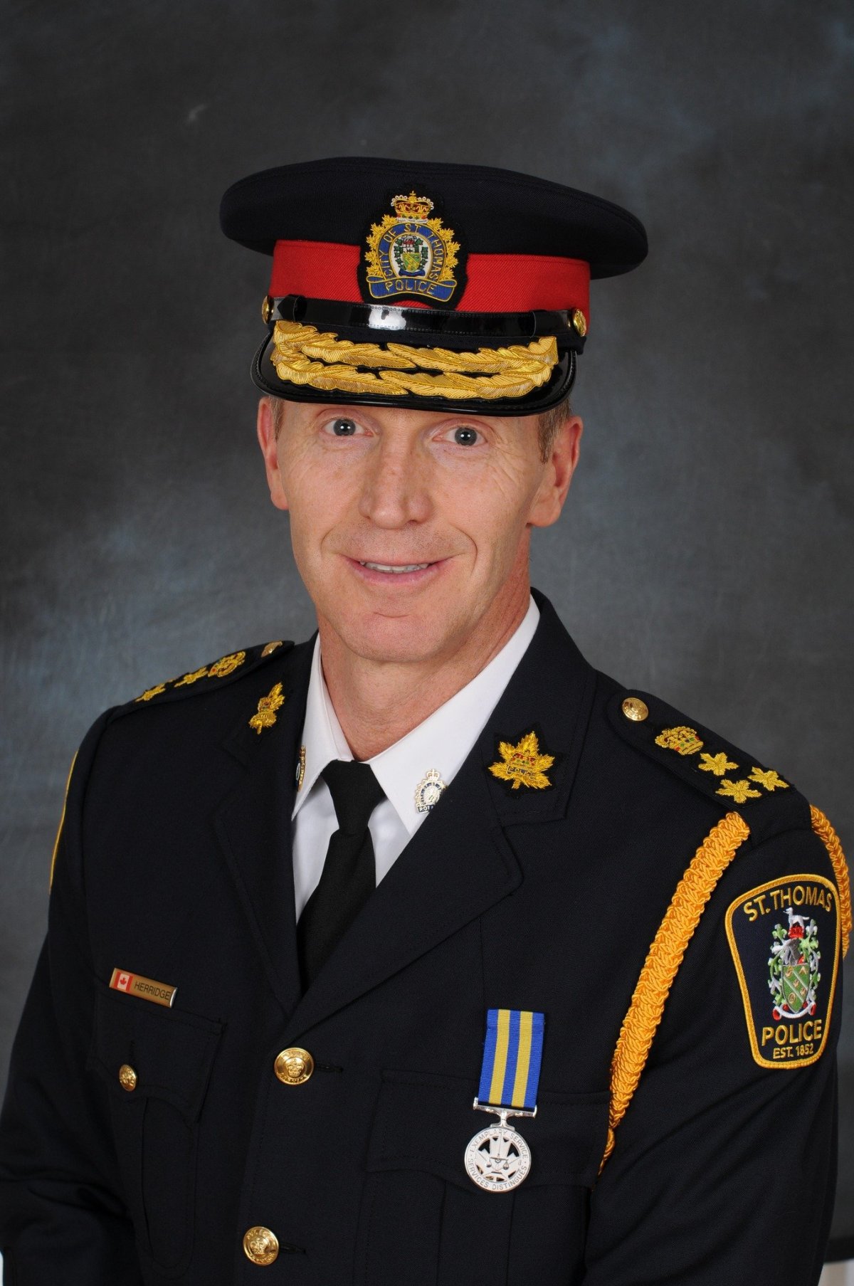 St. Thomas, Ont., police Chief Chris Herridge announced that he will be retiring from the force and that he will be stepping down after 35 years of policing. 
