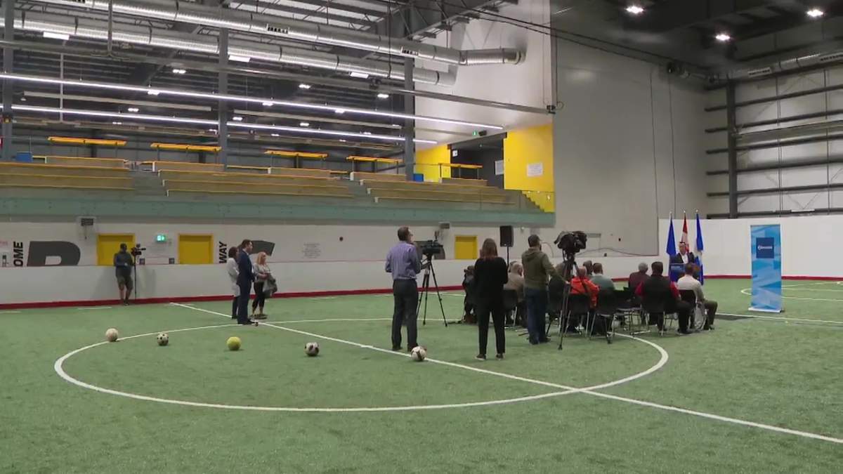 Edmonton South Soccer Centre expansion opens on Tuesday, Oct. 18, 2022.