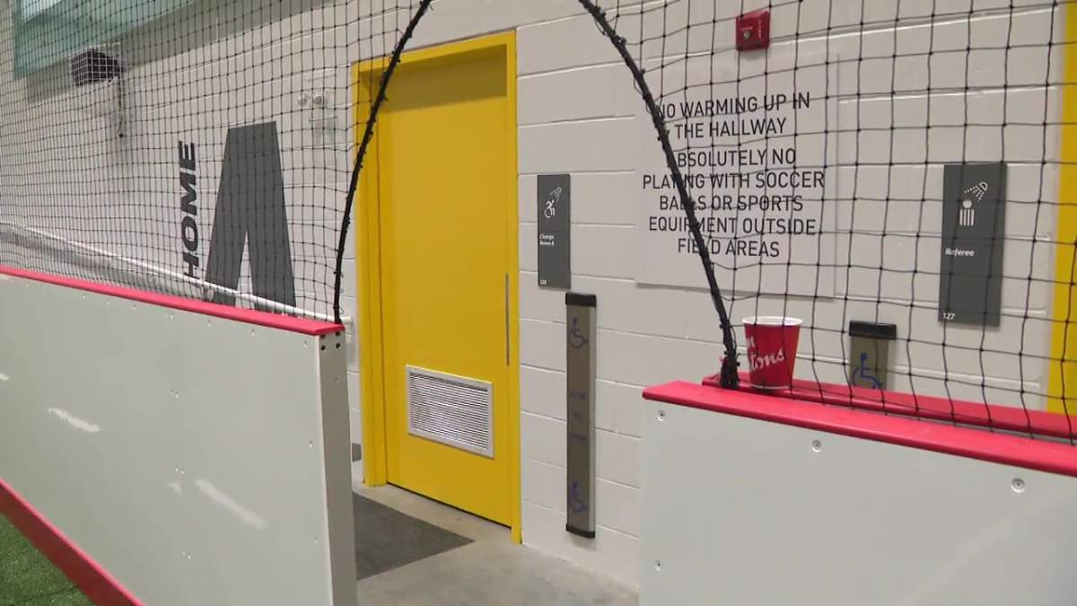 Edmonton South Soccer Centre expansion opens on Tuesday, Oct. 18, 2022.