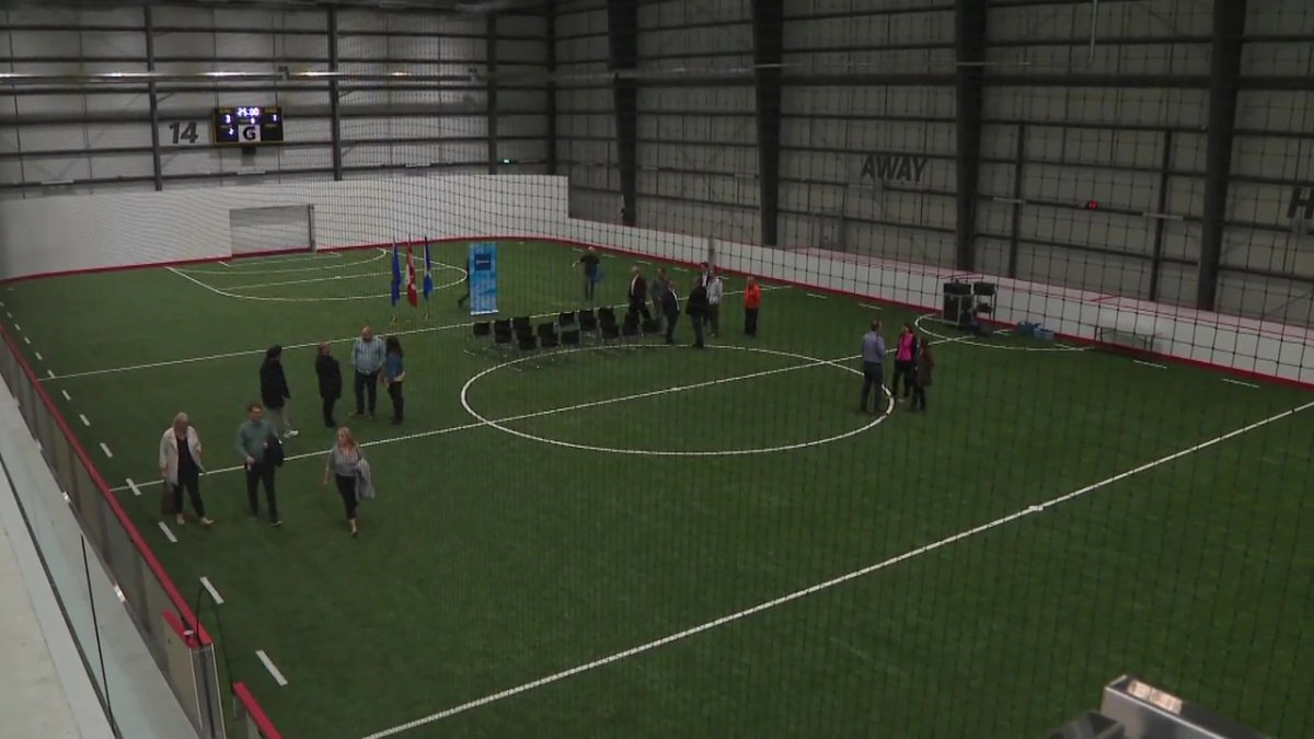2 new indoor sports fields officially open in south Edmonton Edmonton