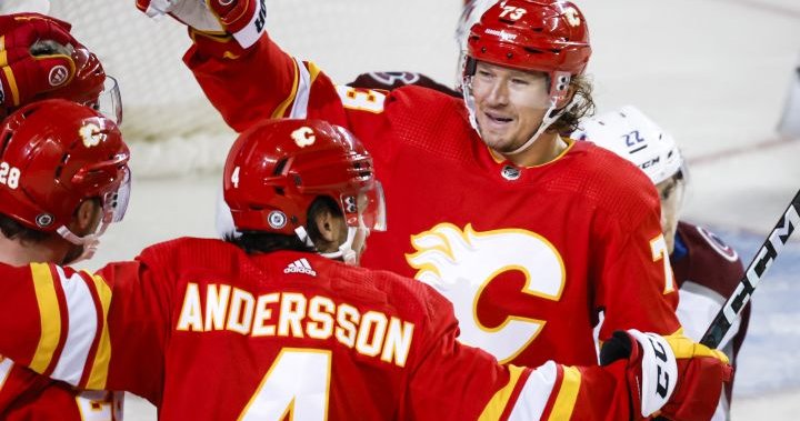 New-look Flames end season-opening drought with 5-3 win over Avalanche