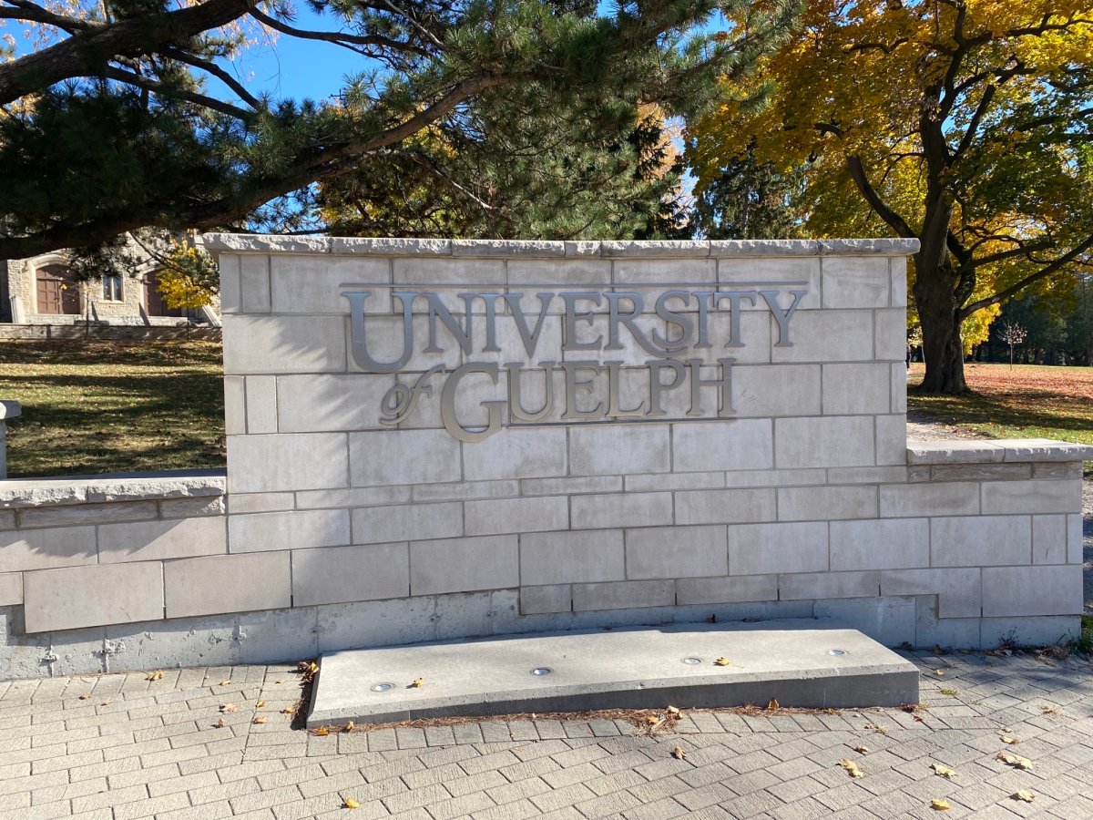 Entrance to University of Guelph.