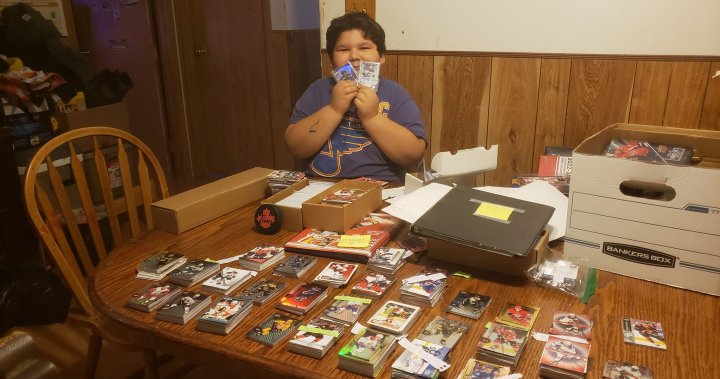 Manitoba boy who had hockey cards stolen gets chance to watch favourite team play