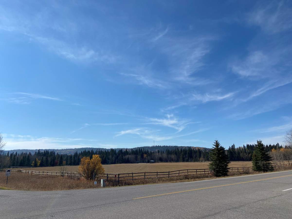 The Rocky Mountains not far from the Jackson’s Priddis home.