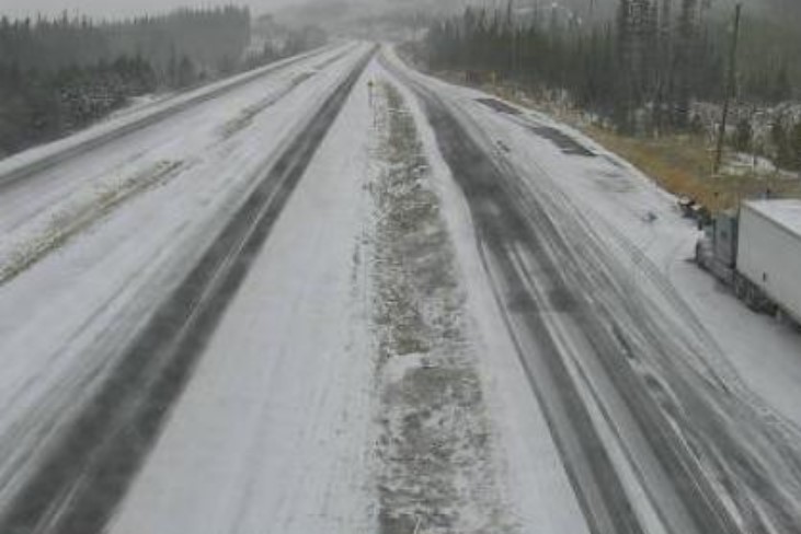 This photo is of  Hwy 97C  on the Okanagan Connector,  about 25 km east of Hwy 5A/97C.