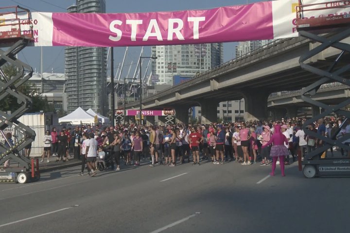Thousands participate in Vancouver’s CIBC Run for the Cure after two-year hiatus