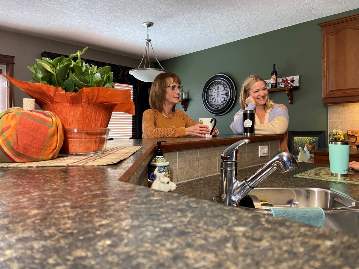 Cindy Harris with her donor Dawnie.