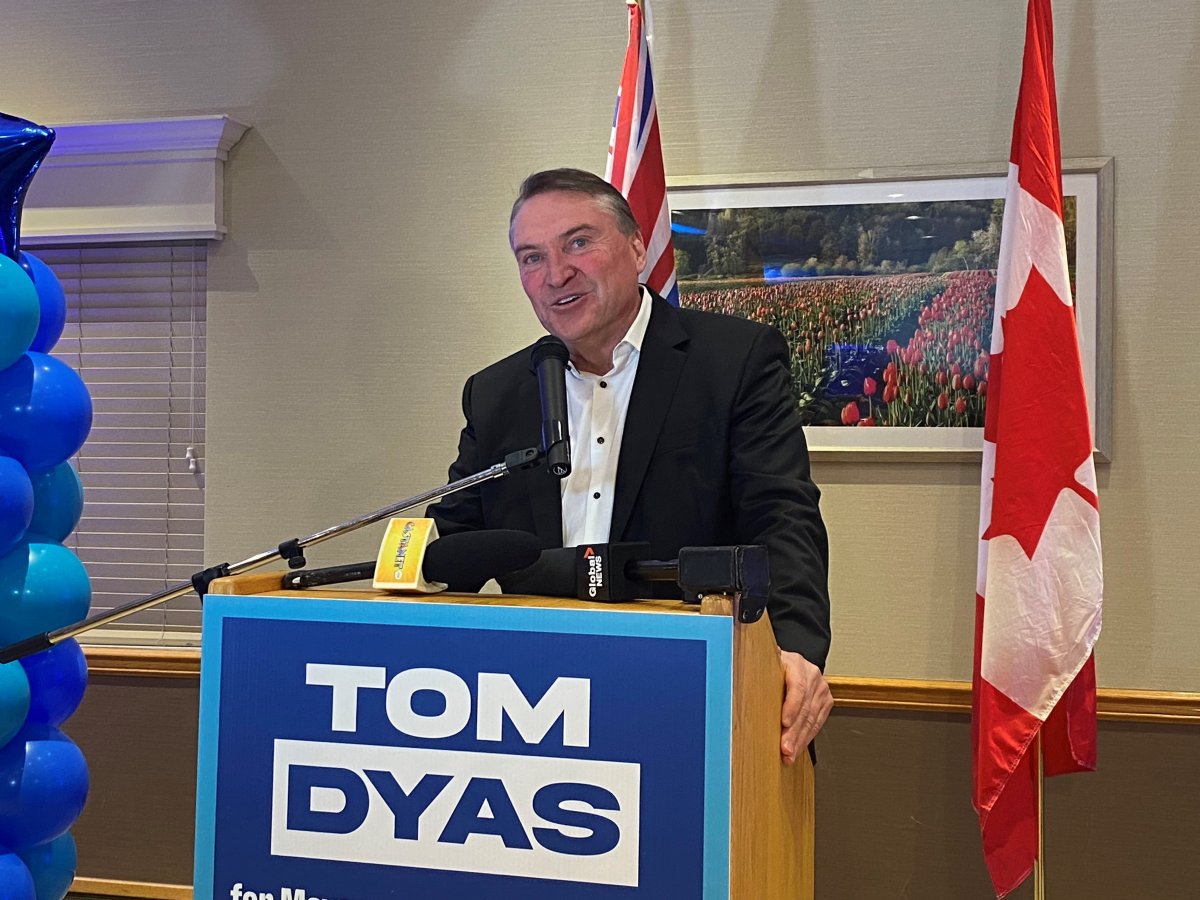 FILE Mayor Tom Dyas more than doubled the number of votes the incumbent mayor gained. 