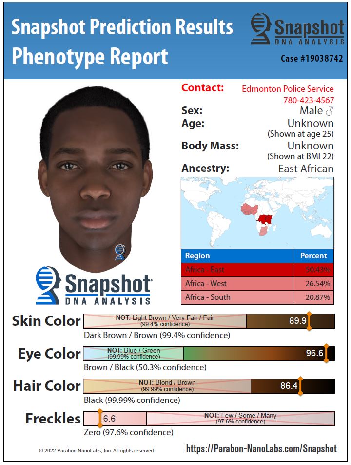 For the first time, the Edmonton Police Service has used DNA phenotyping in the hopes of identifying a suspect in a violent 2019 sexual assault.