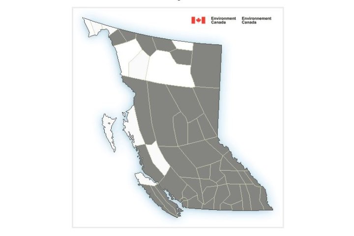 Special weather statement with strong winds issued for nearly entire province