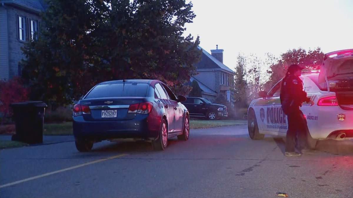 Deux Montagnes police investigate a suspected arson.