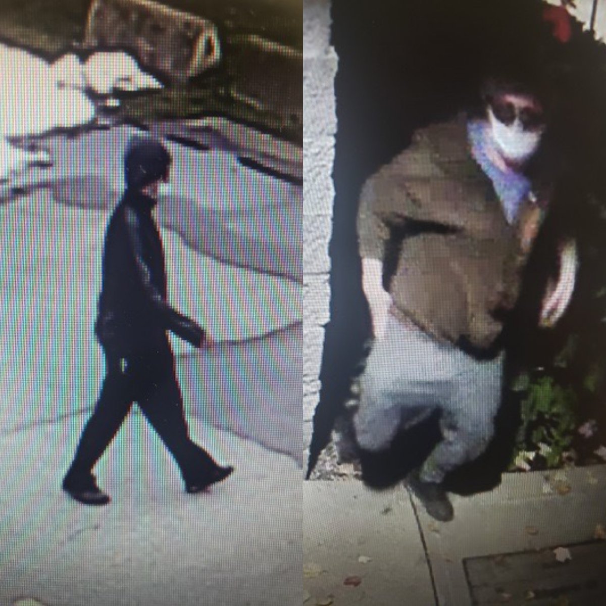 These photos were taken of a suspect in a groping and exposure incident in the Shuswap Oct. 21.