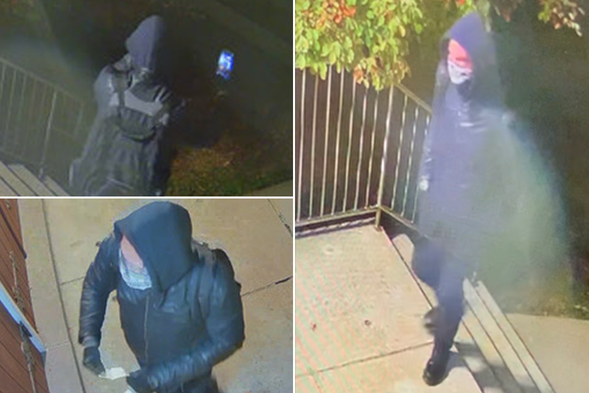 Guelph police are looking to speak with the man in these photos.