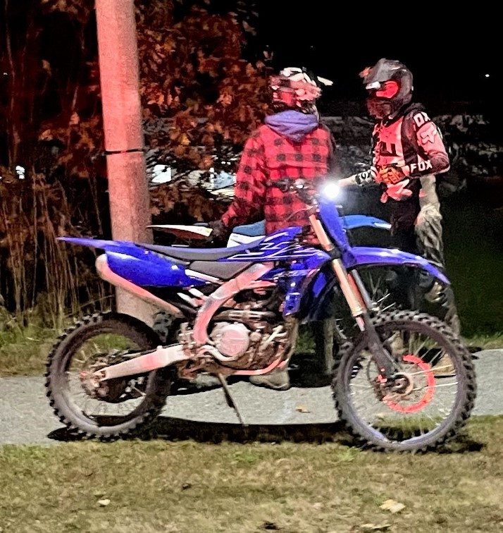 A photo provided by Halifax District RCMP shows two suspects in a dangerous driving incident in Lower Sackville.