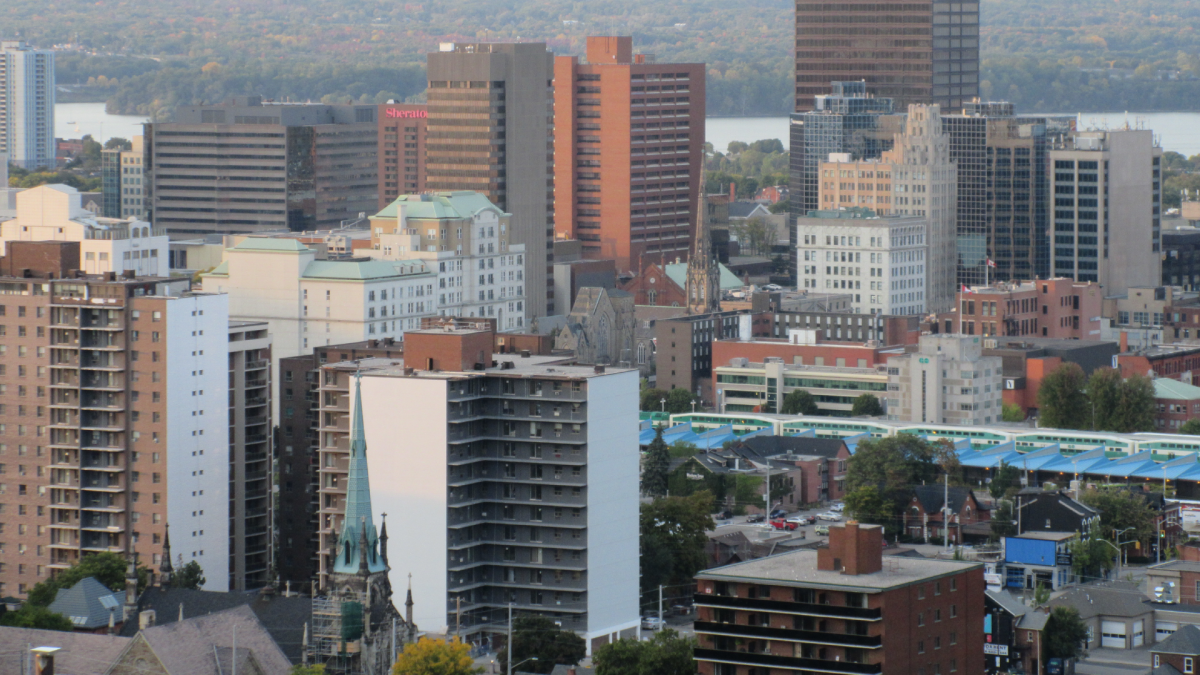 A photo of Hamilton, Ont. skyline.