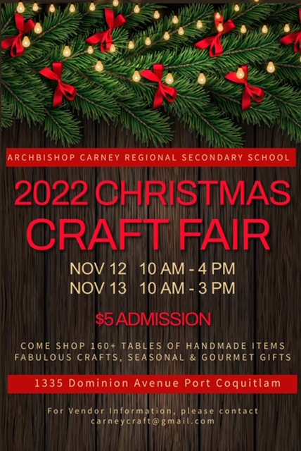 Archbishop Carney Regional Secondary School Christmas Craft fair - image