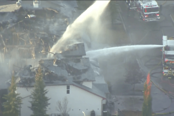 6 homes hit by structure fire in Fort Saskatchewan