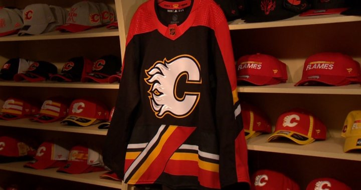 Calgary Flames Stanley Cup Vintage Throwback White Jersey