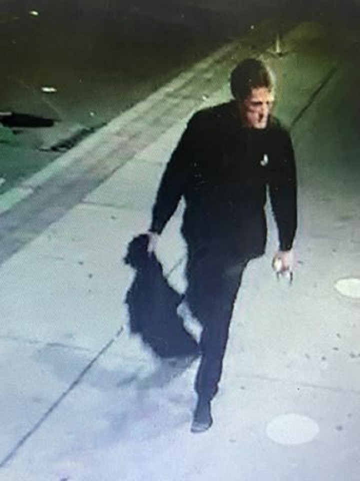 Police release an image of the suspect wanted for allegedly assaulting a woman downtown.