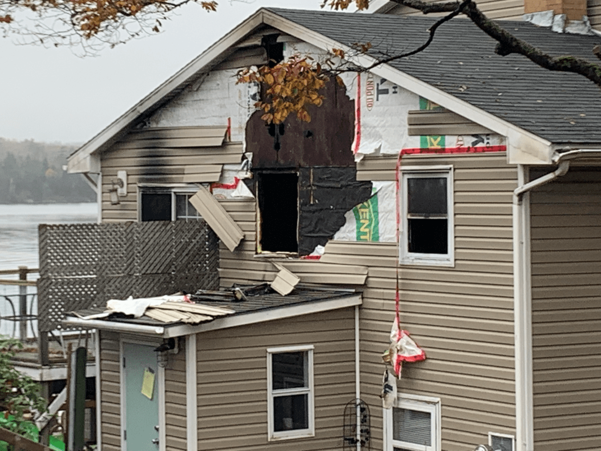 One person is dead after a fire on Waverley Road in Dartmouth Monday night.