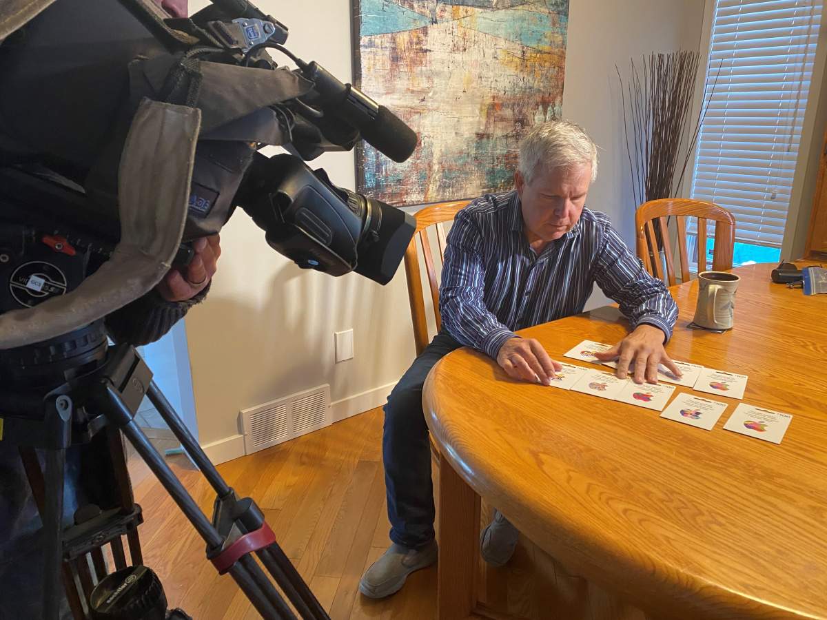 Calgary businessman warns others about text scams