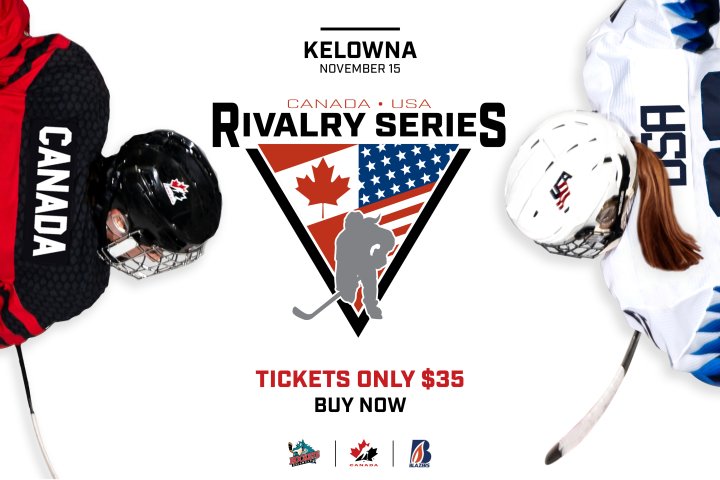 Canada, U.S. women’s hockey teams face off in Rivalry Series in Kelowna