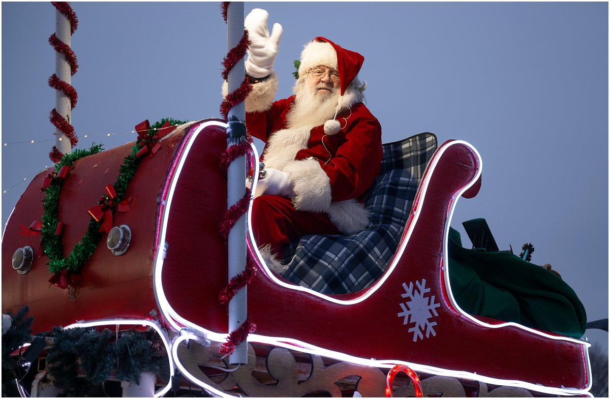 Santa Clause at the 2022 Barrie Santa Clause Parade. Saturday Nov. 19, 2022
.