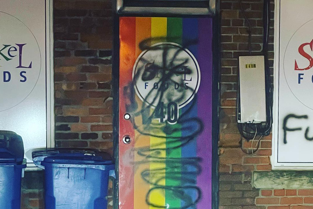 Stratford, Ont. police investigating homophobic graffiti as hate crime - image