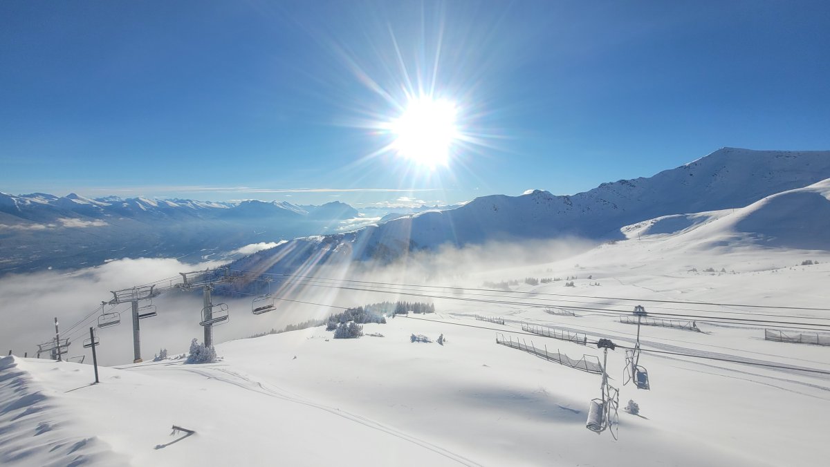 Marmot Basin ski resort has enough snow to open 40 runs on Thursday, Nov. 9.