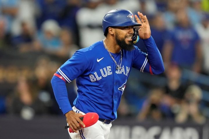 TORONTO, ON - MAY 19: Toronto Blue Jays Outfield Teoscar Hernandez