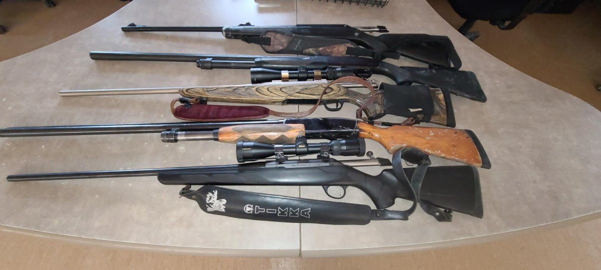 Guns seized from home in Gods Lake First Nation.