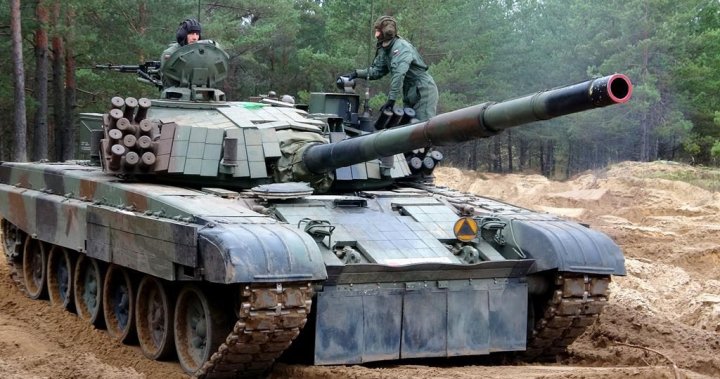 NATO conducting military exercises in Latvia with a focus on tanks