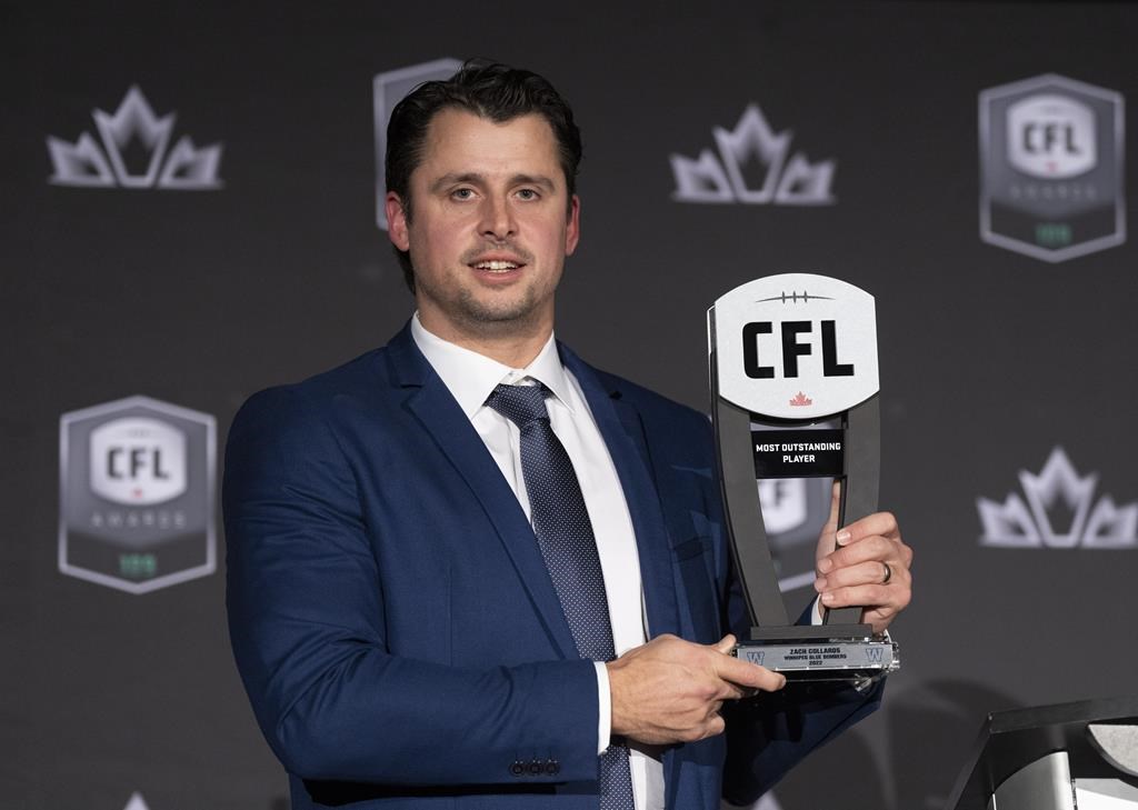 Here are your 2022 CFL Award winners, Zach Collaros goes back-to-back ...