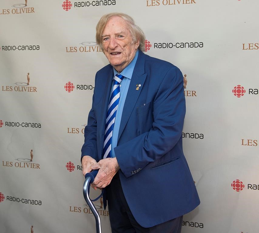 Jean Lapointe arrives at the Gala Olivier awards ceremony in Montreal, Sunday, December 8, 2019. Lapointe, the former singer, actor, comedian and Canadian senator, passed away Friday at the age of 86. 