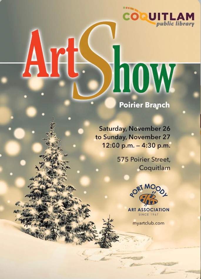 Art Show at Poirier Coquitlam Library - image