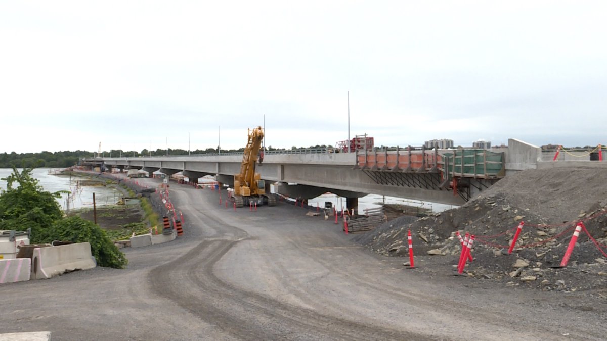 The City of Kingston says the new bridge will open to the public in less than a month.