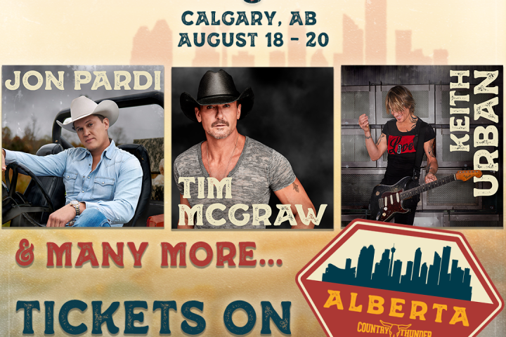 Country Thunder Alberta 2023; supported by Global Calgary & QR Calgary ...